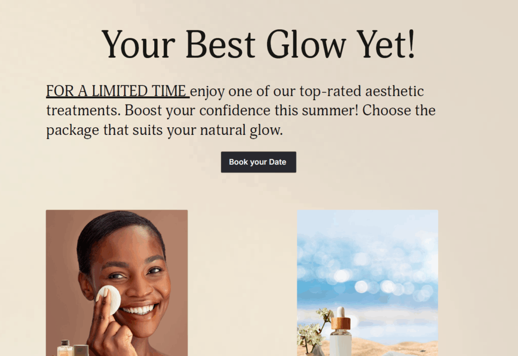 Landingpage Your-Best-Glow-Yet